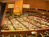 アメリカ合衆国：国連会議場でNGOの会議を見学