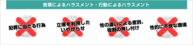 ハラスメントって何？－起さないために､遭わないために～