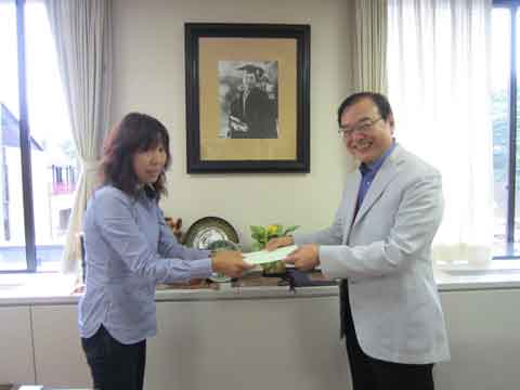 八原ダリさんと木村学長