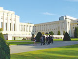 国連人権理事会が置かれている国連欧州本部（スイス・ジュネーブ）